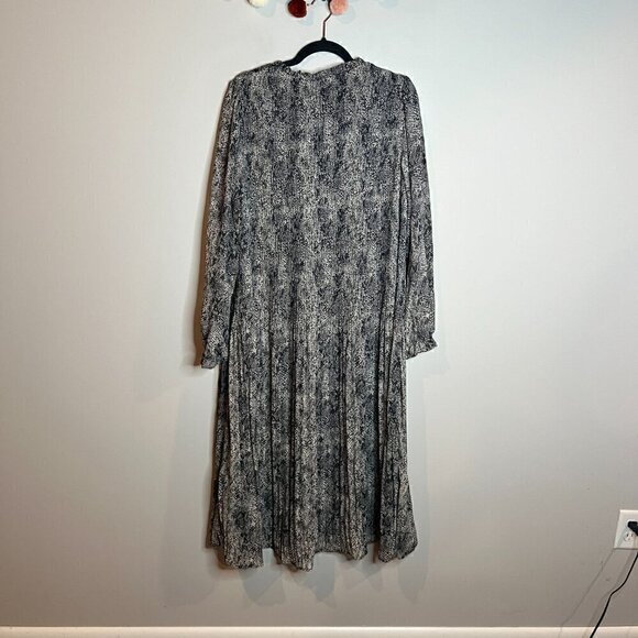 Mango black snakeskin print boho dress - Picture 6 of 6